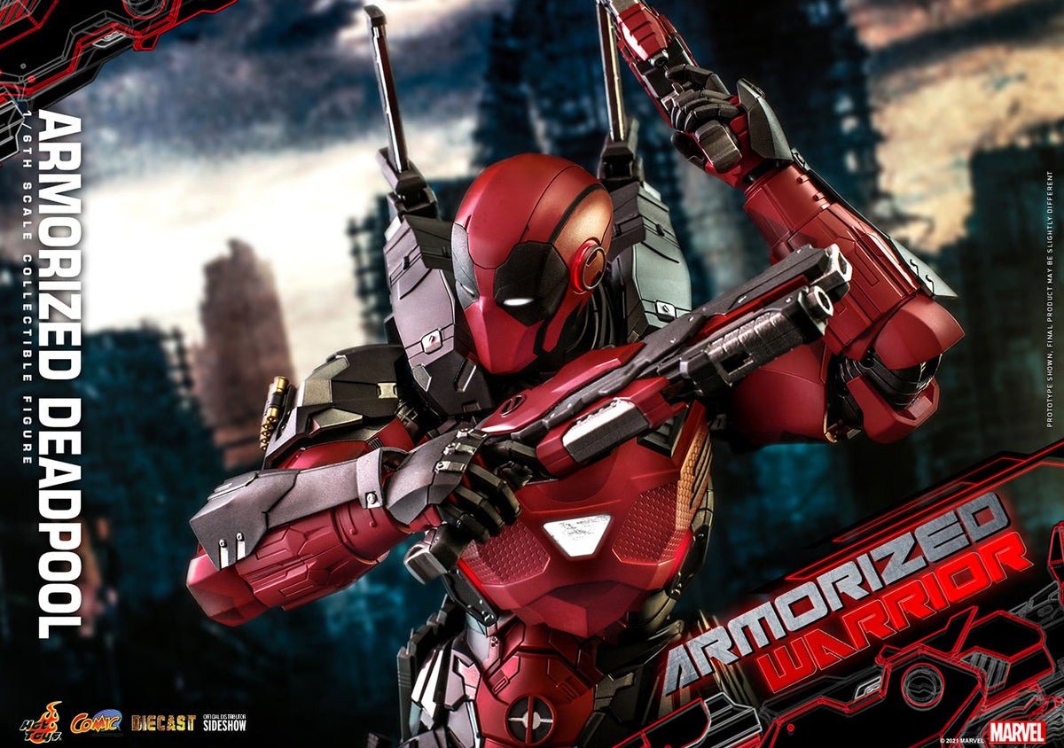 Armorized Deadpool Sixth Scale Collectible Figure
