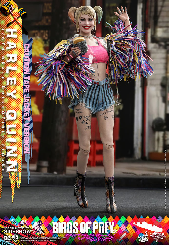 Harley Quinn (Caution Tape Jacket Version) Sixth Scale Collectible Figure