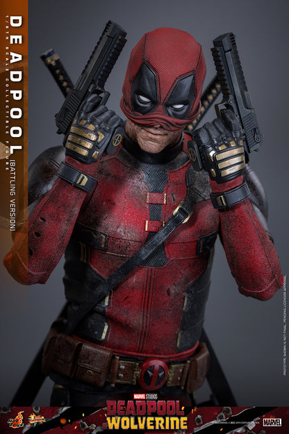 Deadpool (Battling Version) Sixth Scale Figure