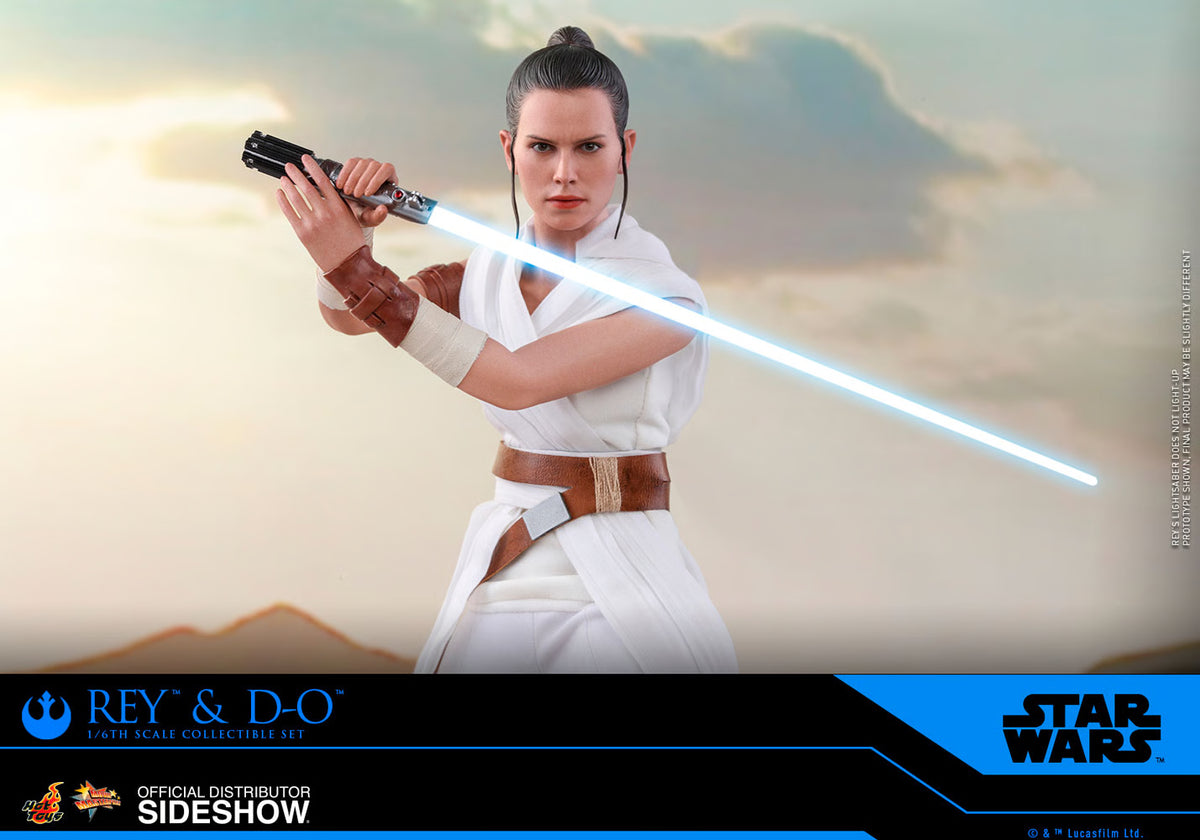 Rey and D-O Sixth Scale Figure
