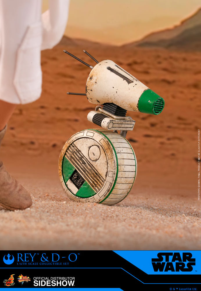 Rey and D-O Sixth Scale Figure